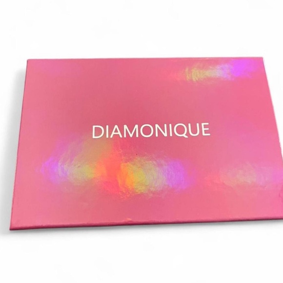 Jennifer miller x Dominique heart necklace in fuchsia and gold/rose gold chain - Picture 2 of 2